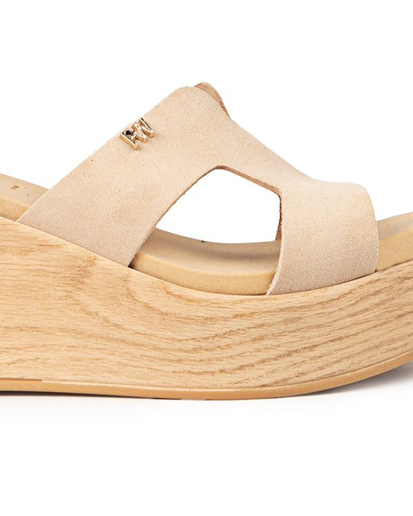 Parte de Arriba Cuña Silvanus Serraje Beige