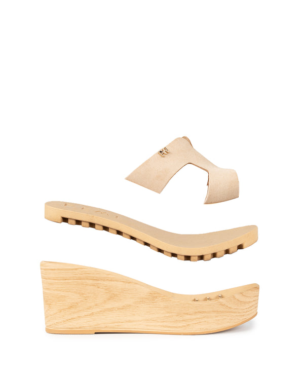Parte de Arriba Cuña Silvanus Serraje Beige