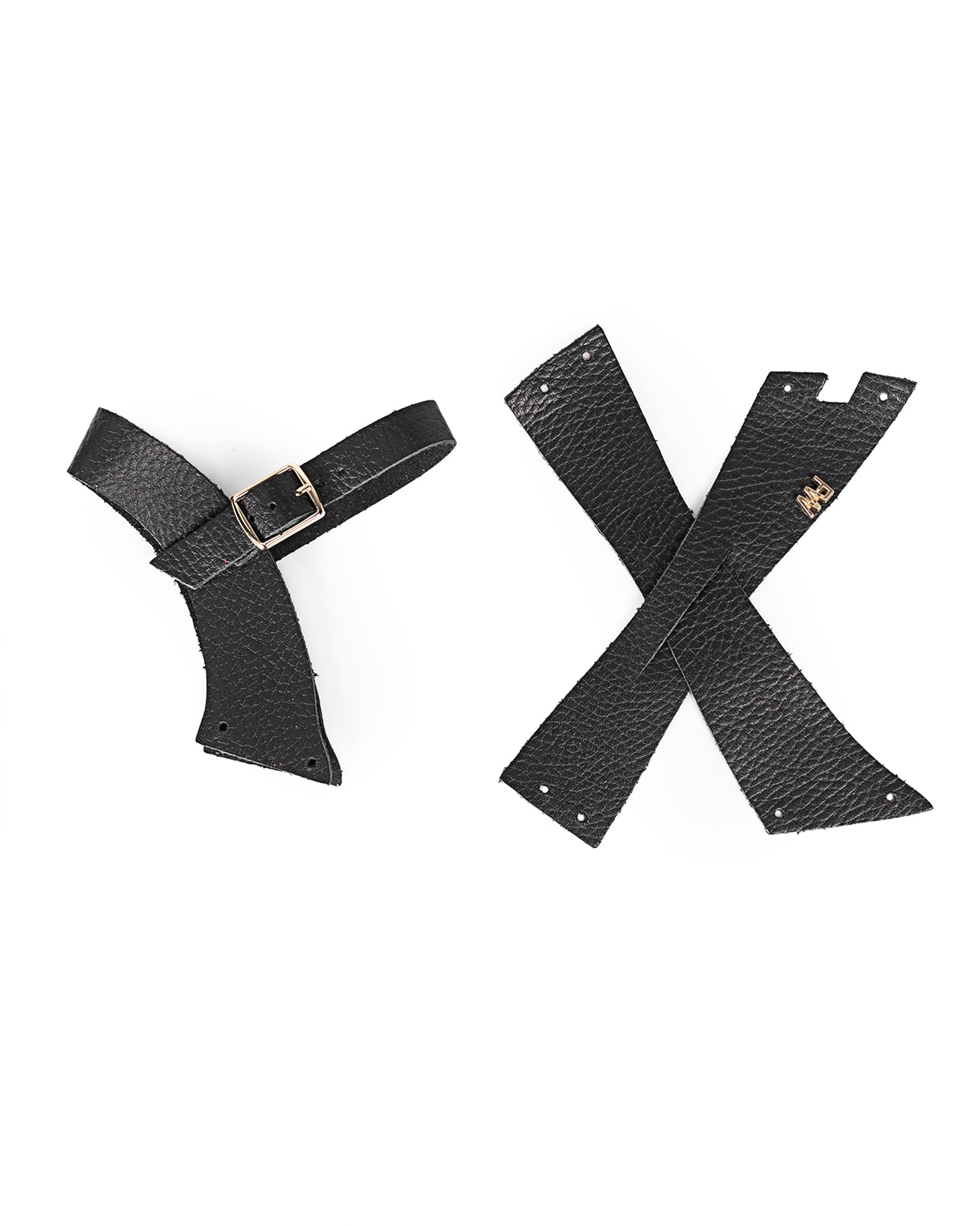 Corte Cuña Undina Piel Negro Negro / 35