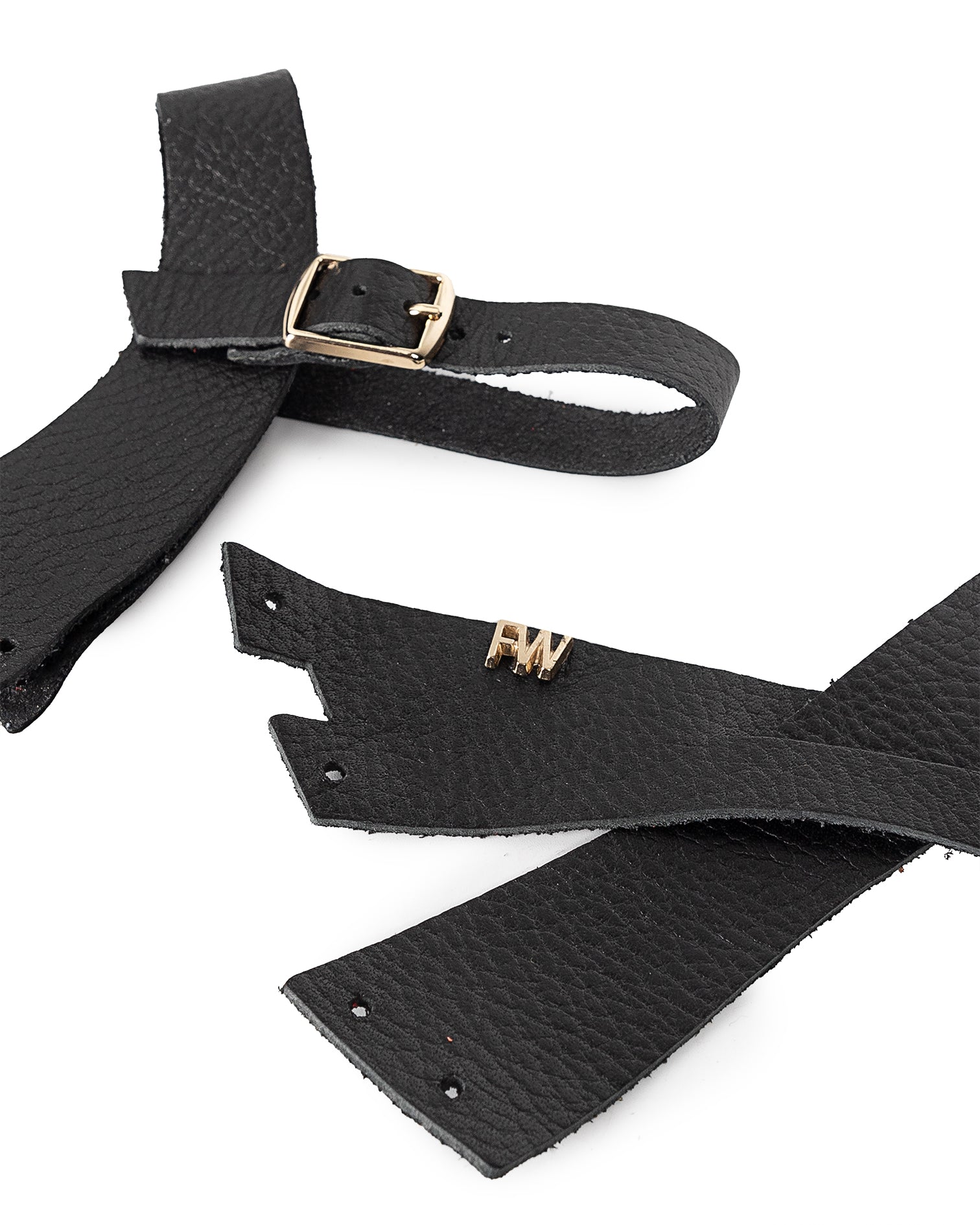 Corte Cuña Undina Piel Negro Negro / 35