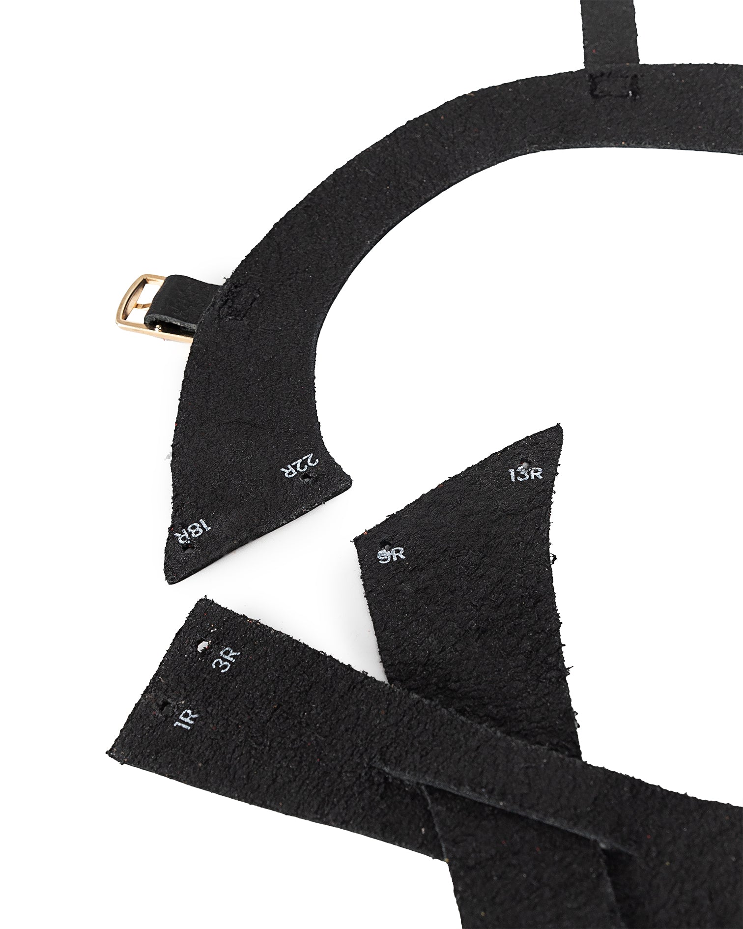 Corte Cuña Undina Piel Negro Negro / 35