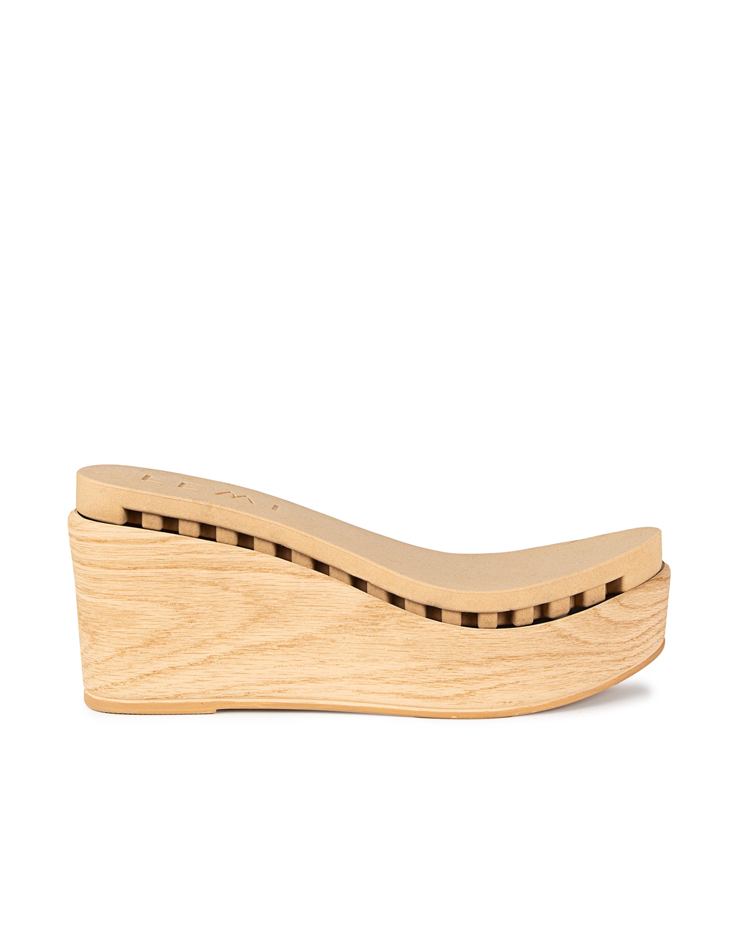 Aqua Wood Wedge Outsole with Insole