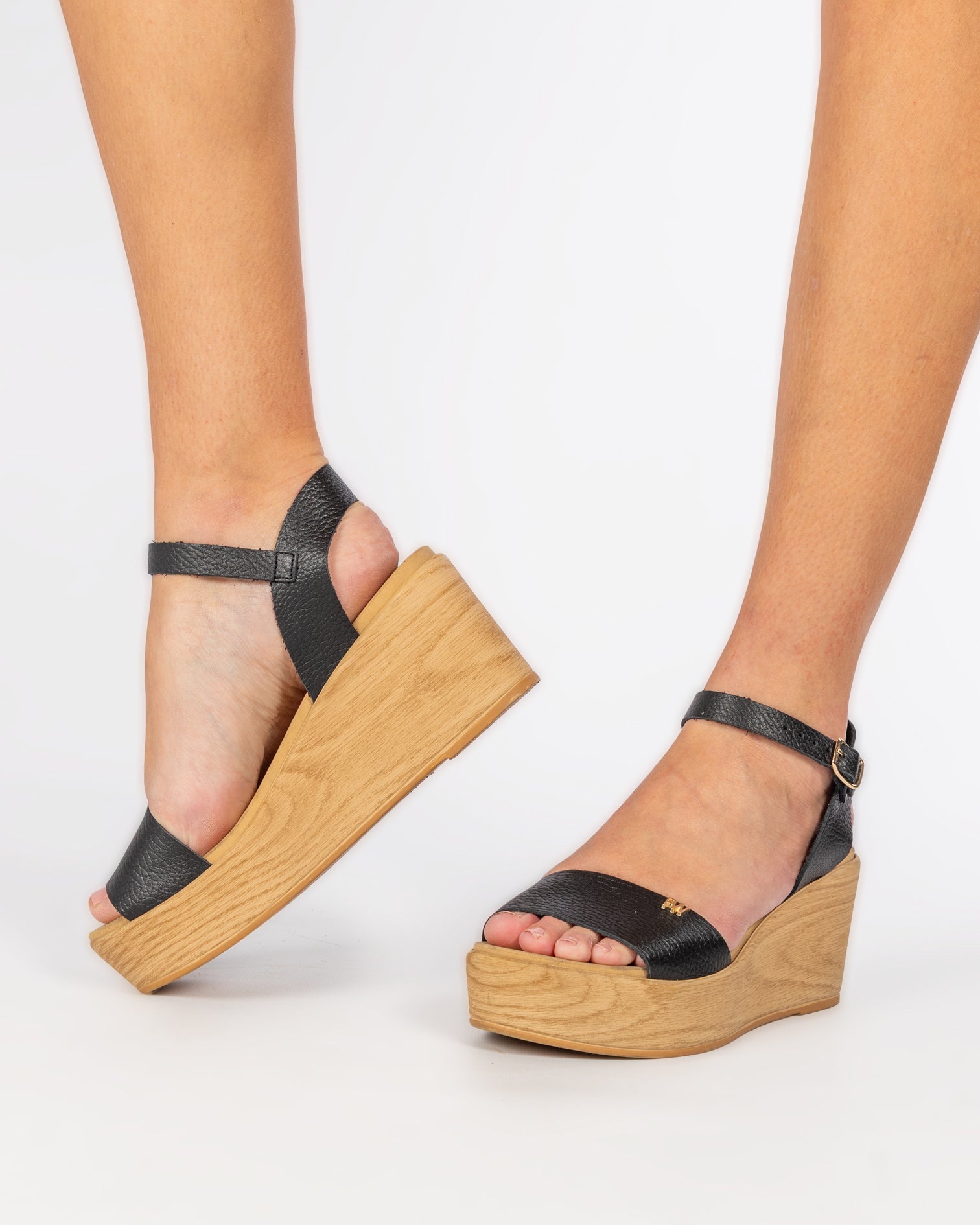 Upper Wedge Litore Leather Black