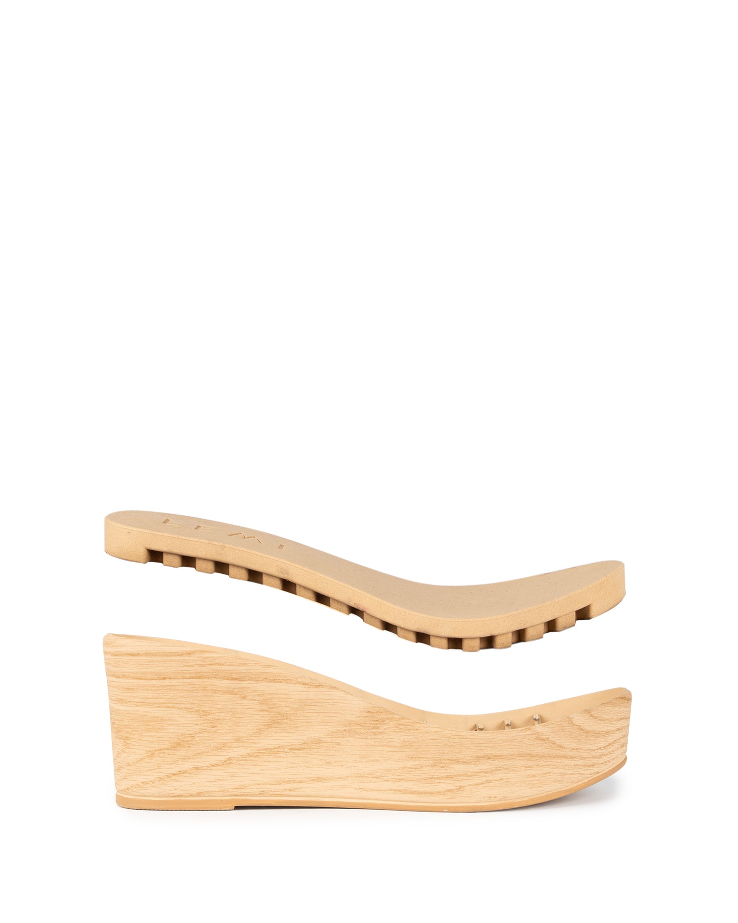 Aqua Wood Wedge Outsole with Insole