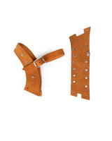 Litore Wedge Cut Studs Leather Leather / 35