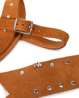 Litore Wedge Cut Studs Leather Leather / 35