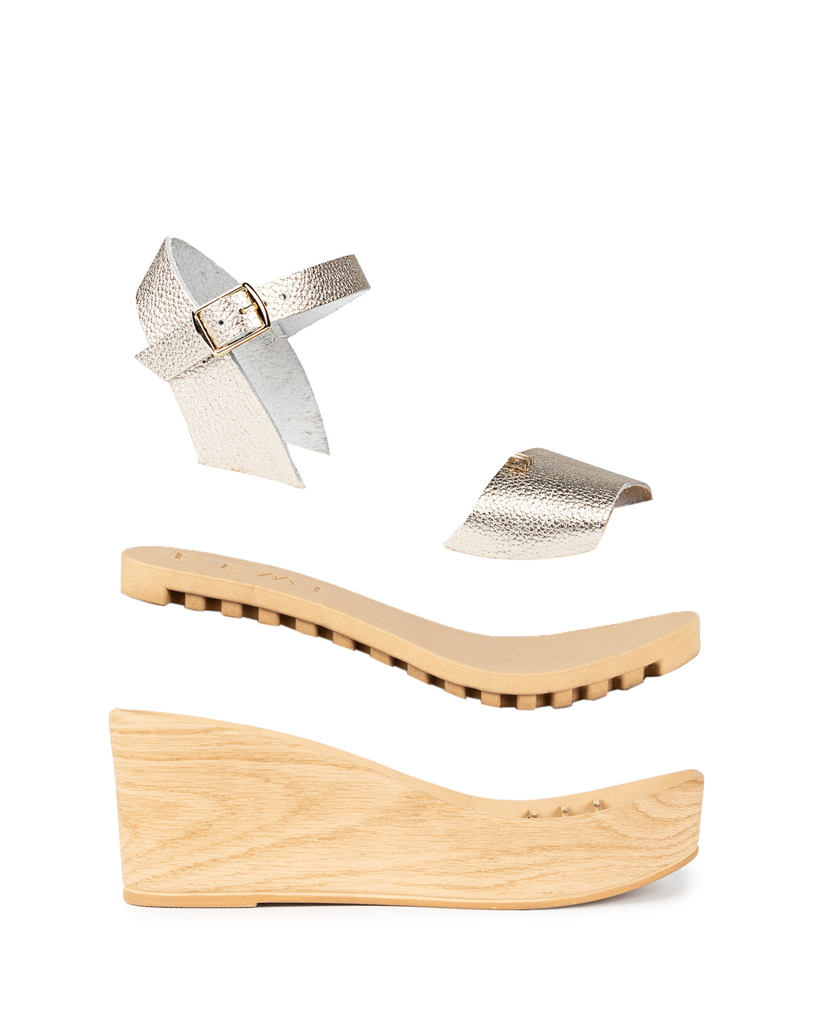 Litore Wedge Cut Laminated Gold Gold / 35