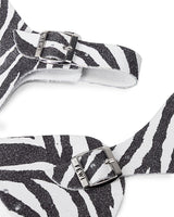 Luna Animal Zebra Zebra Wedge Upper / 35