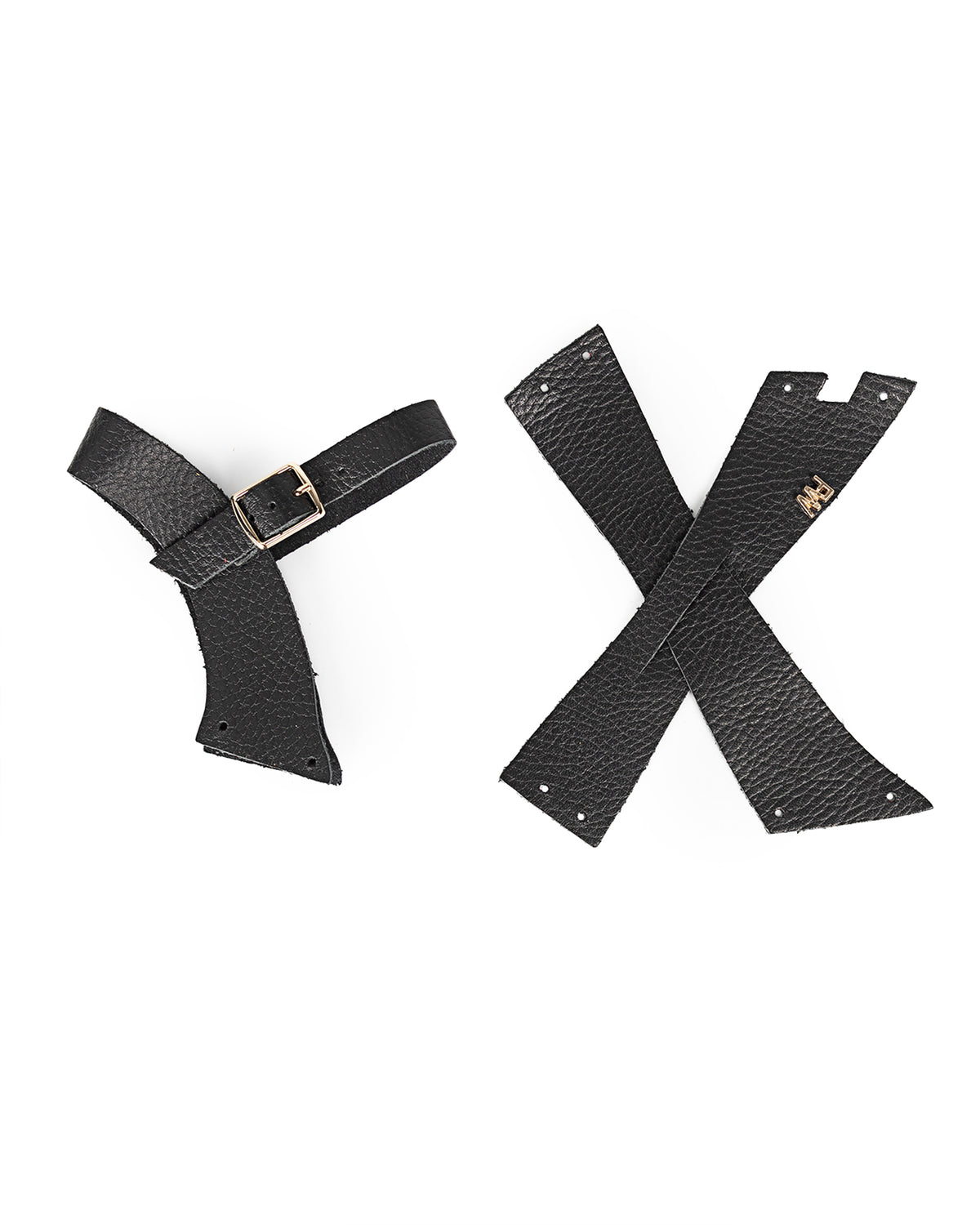Corte Cuña Undina Piel Negro Negro / 35