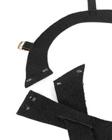 Corte Cuña Undina Piel Negro Negro / 35