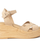 Corte Cuña Undina Serraje Beige Beige / 35